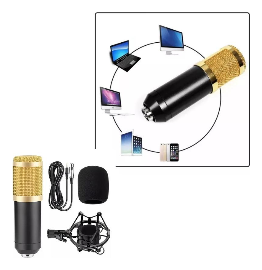 Micrófono Condensador De Estudio Kit-mini Pb-b5e3 - Imagen 3