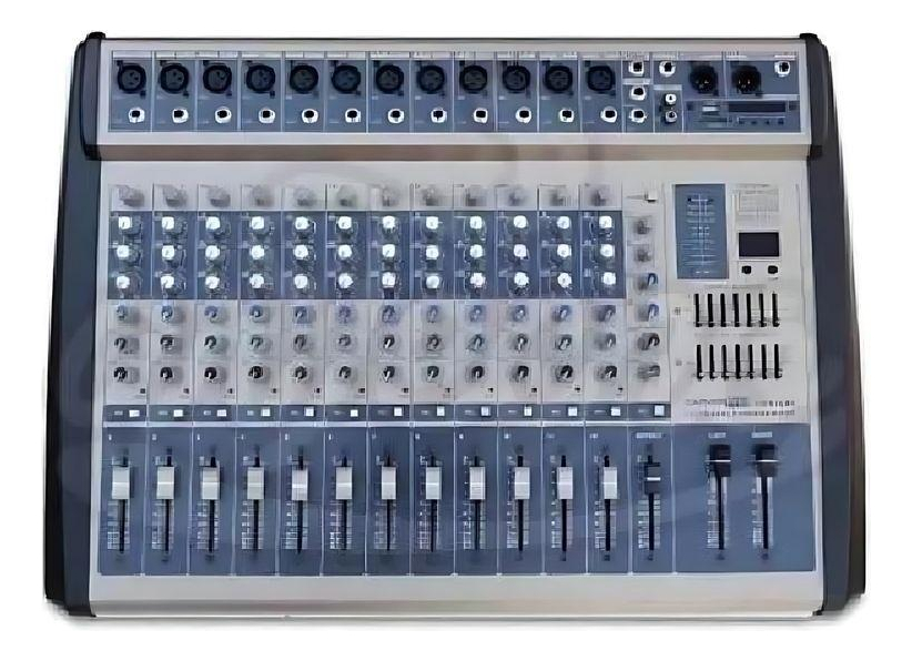 Consola Power Mixer 12 Canales Carver Pro Cvpr-12/bn