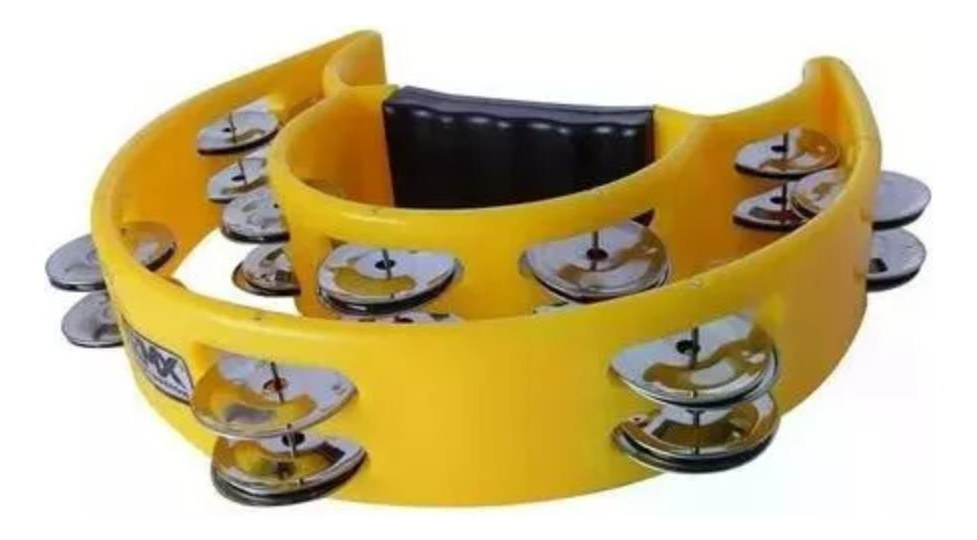 Pandero Media Luna Rmx 8,5´´ Tr-4 Amarillo - Imagen 4
