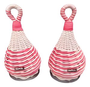 Par De Maracas Percusión Mimbre Sonajero Todoaudiochile