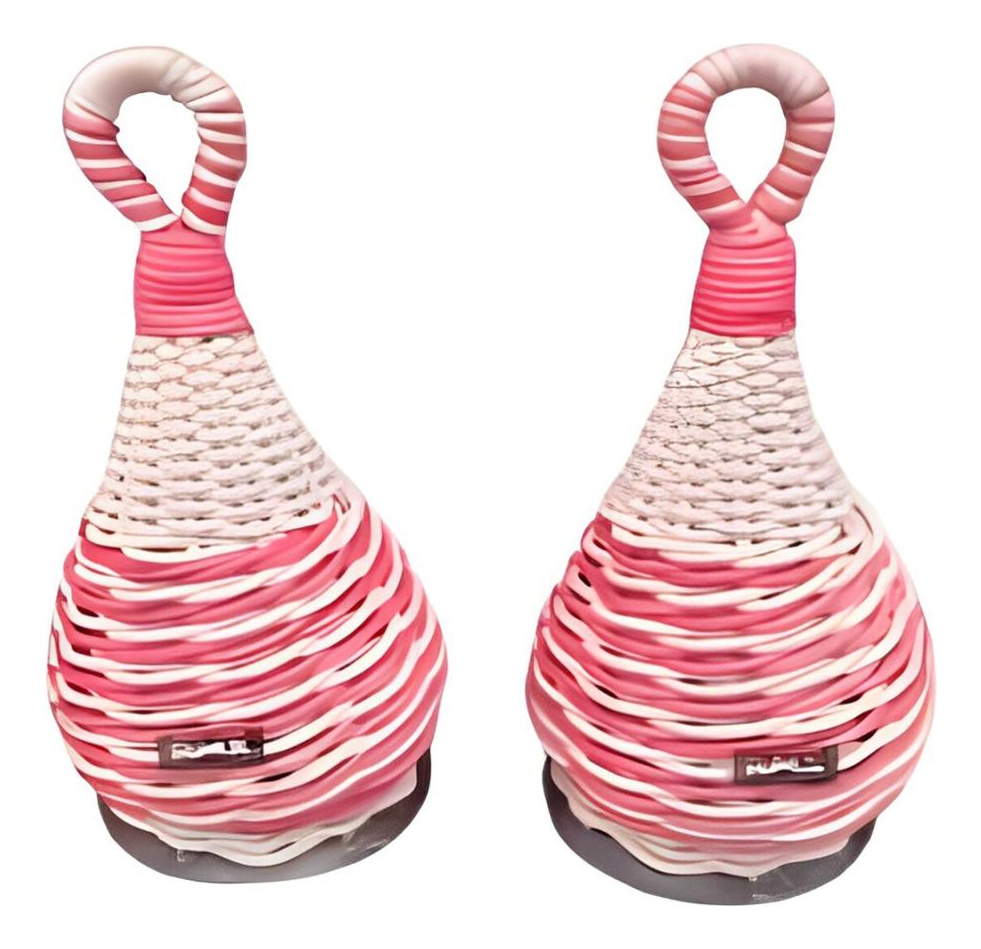 Par De Maracas Percusión Mimbre Sonajero Todoaudiochile