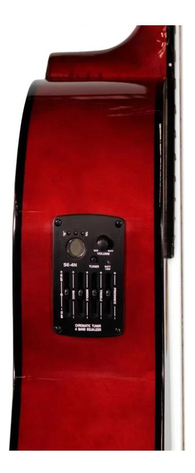 Guitarra Electroacústica Freeman Frcg44ceq Color Natural - Imagen 2