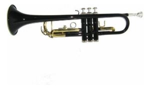 Trompeta Baldassare Negro/dorada 6418 Bk/ Todoaudio