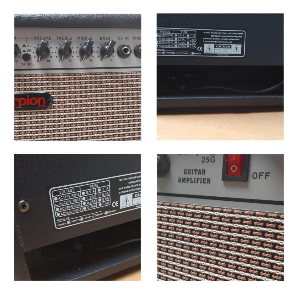 Scorpion Mg-25 Amplificador De Guitarra - Imagen 2